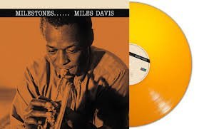 SRPD0054CV.jpg MILES DAVIS - Milestones (Orange Vinyl) Vinyl Record - Image 1