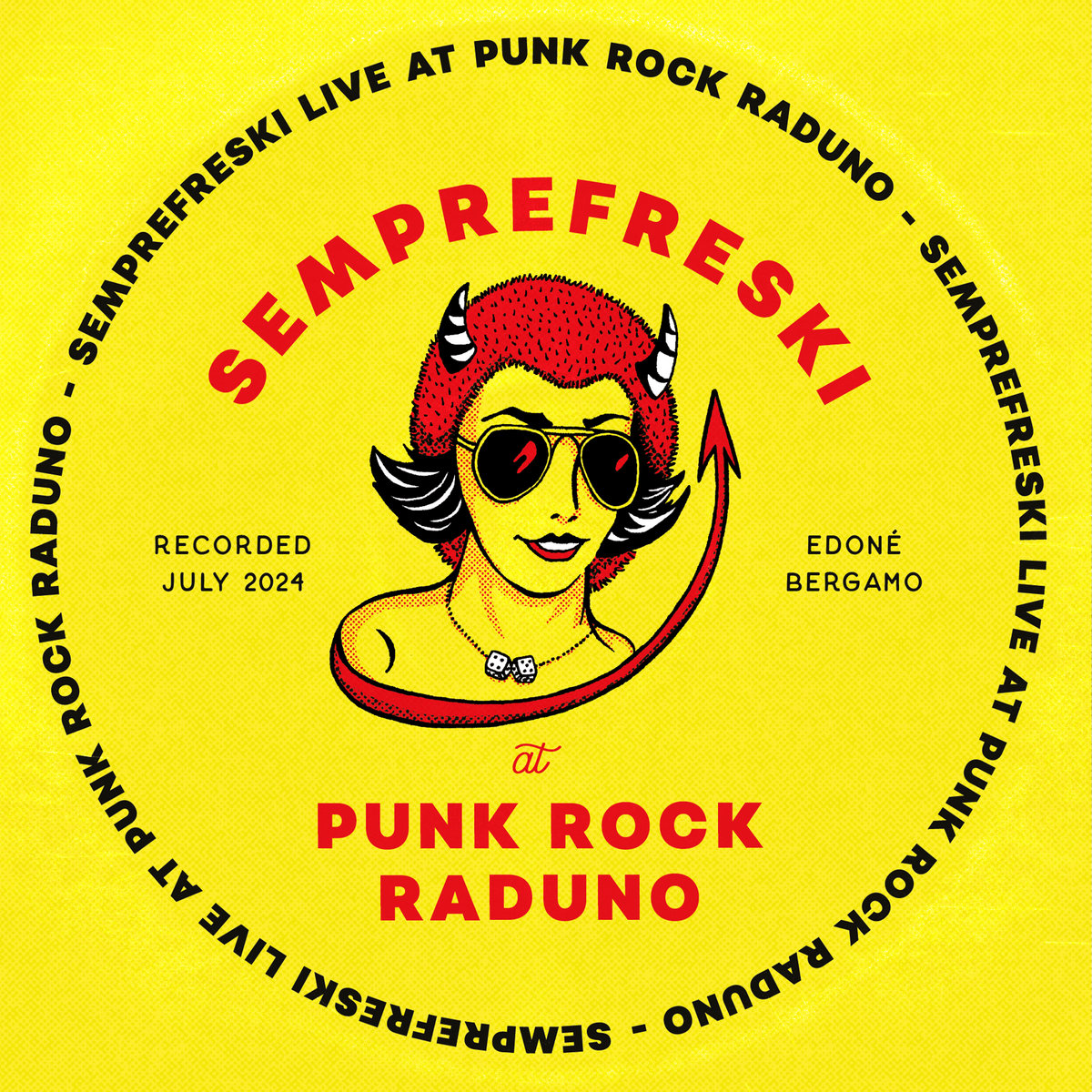 SUB067-RED.jpg SEMPREFRESKI - Live At Punkrock Raduno 13Th July 2024 (Red Vinyl) - Image 1