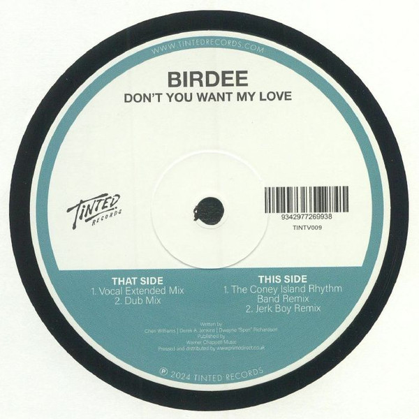 TINTV009.jpg Birdee - Don't You Want My Love - Image 1