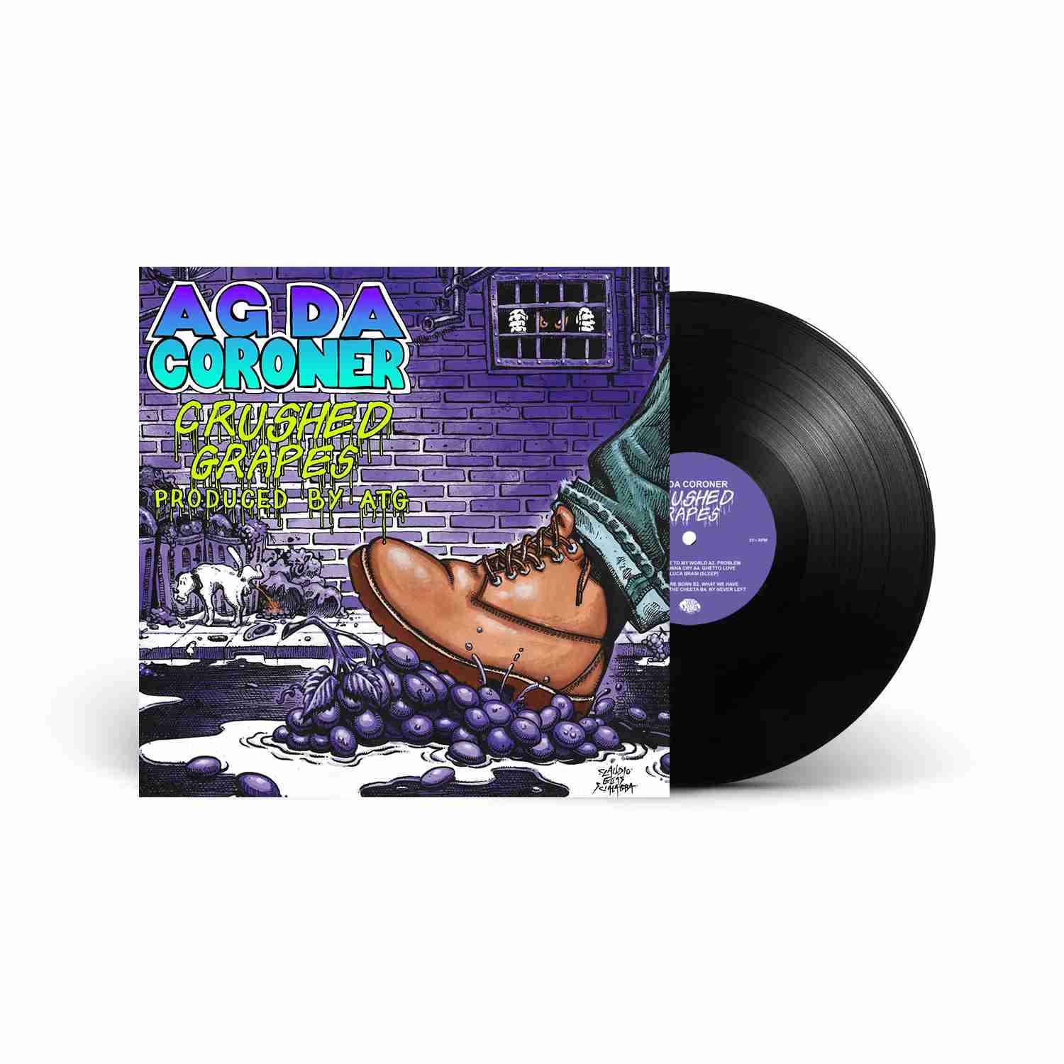 TKR156BK.jpg AG DA CORONER - CRUSHED GRAPES Vinyl Record - Image 1