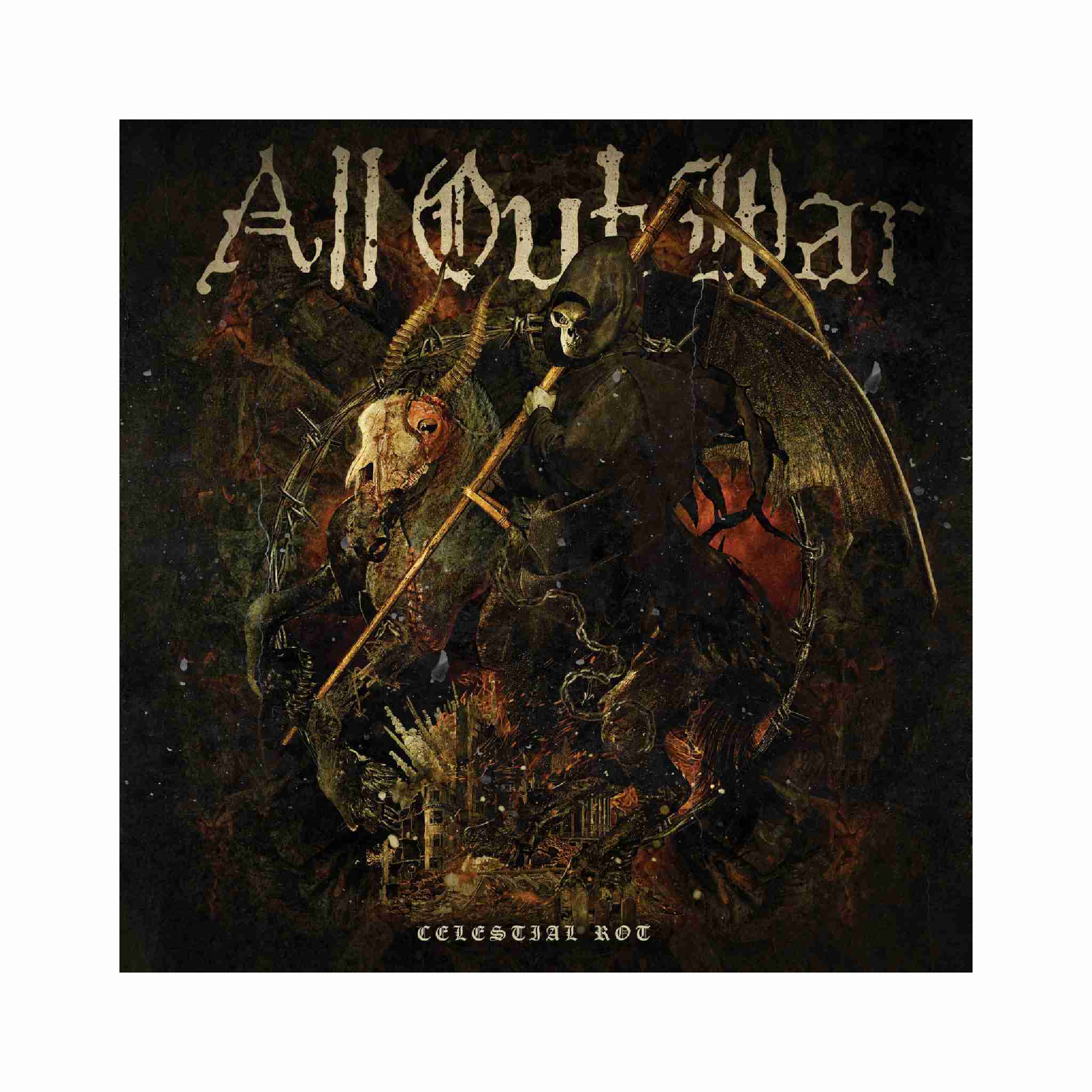 TL2041.jpg ALL OUT WAR - CELESTIAL ROT Vinyl Record - Image 1