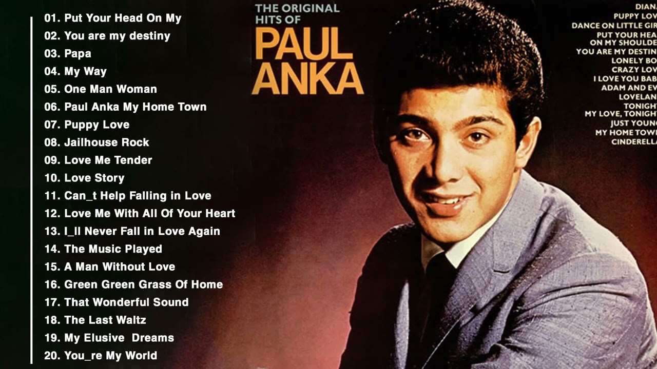 VP80732.jpg Paul Anka - Signature CollectionClassic Hits (2LP) Vinyl Record - Image 1