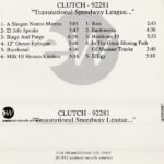 CLUTCH - TRANSNATIONAL SPEEDWAY LEAGUE Vinyl Record