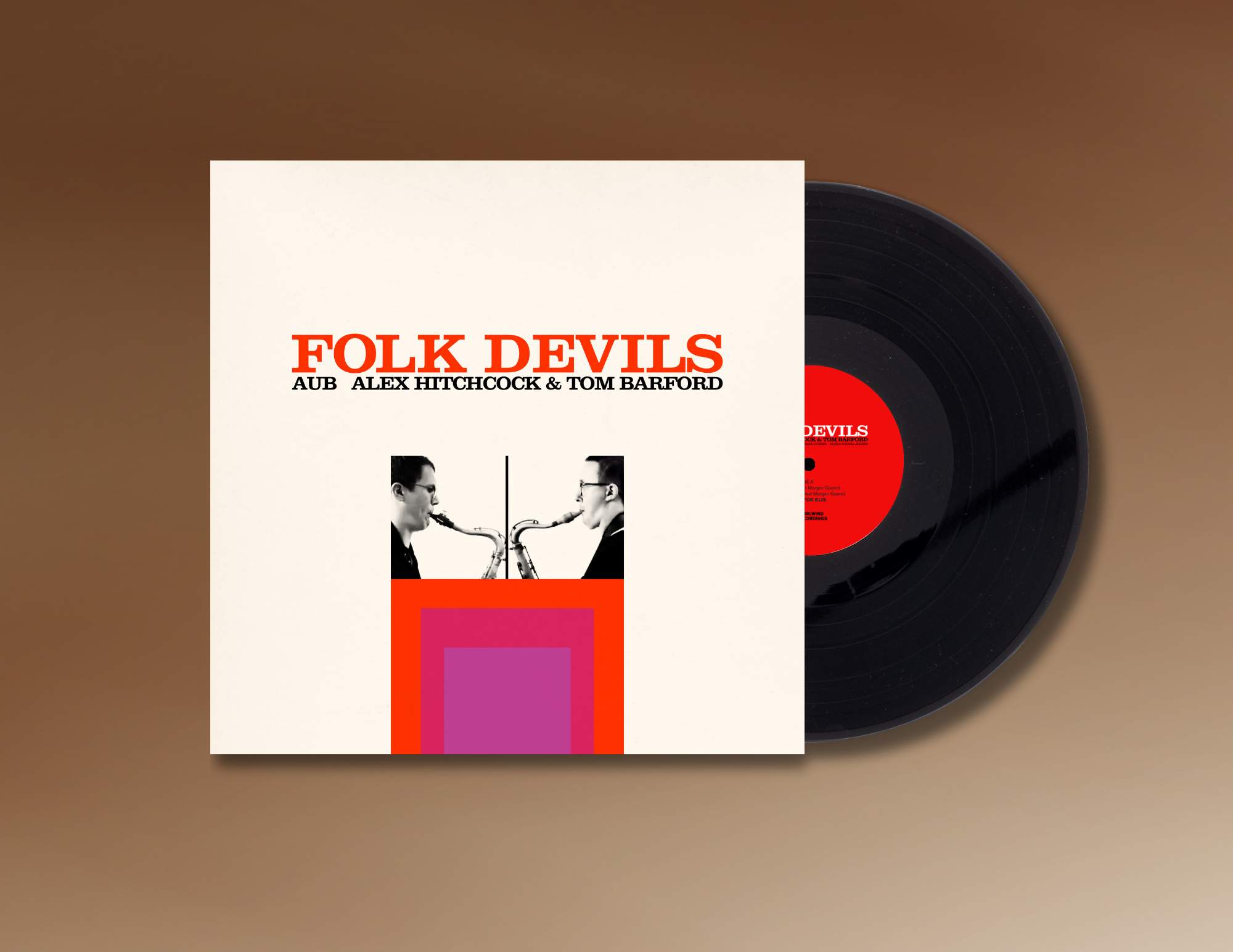 WR4831LP.jpg AUB (ALEX HITCHCOCK & TOM BARF - FOLK DEVILS Vinyl Record - Image 1
