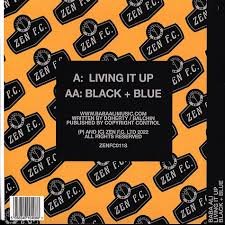 ZENFC011S.jpg BABA ALI - LIVING IT UP / BLACK & BLUE Vinyl Record - Image 1
