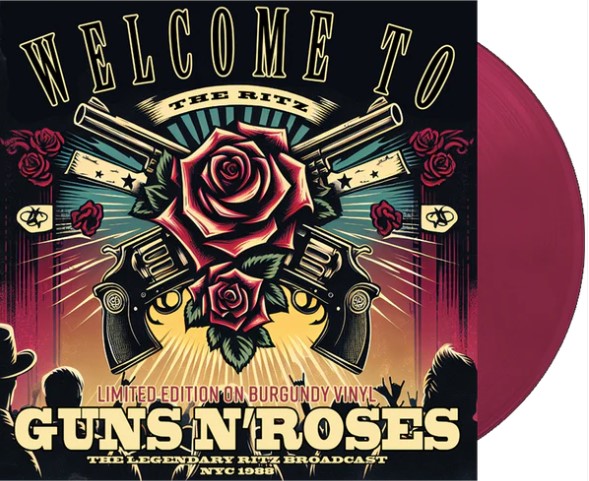 k-1.jpg GUNS N ROSES - Welcome To The Ritz (Burgundy Vinyl) Vinyl Record - Image 1