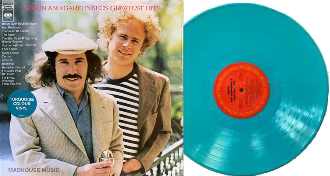 s-l1200-2-1.webp Simon and Garfunkel Greatest Hits Turquoise Vinyl - Image 1