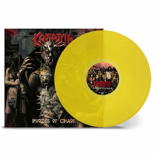 s-l500-1.jpg Kreator - Hordes of Chaos (Yellow) Vinyl Record - Image 1