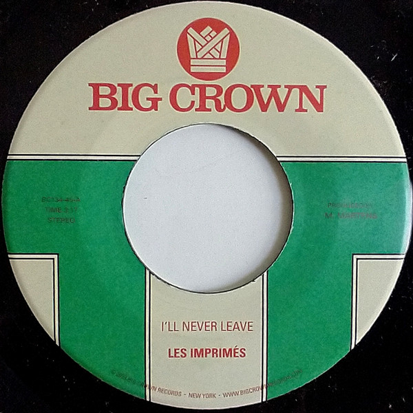 BCR134.jpg LES IMPRIMéS - I'LL NEVER LEAVE / IF I - Image 1