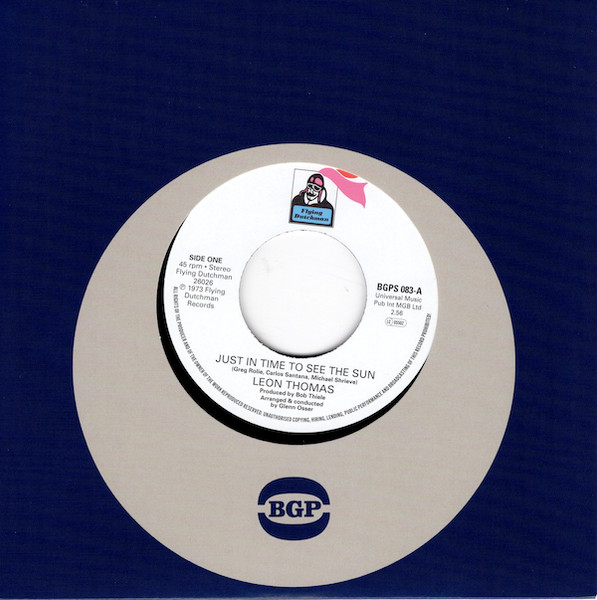 BGPS083.jpg LEON THOMAS - JUST IN TIME TO SEE THE SUN / CHINA DOLL - Image 1