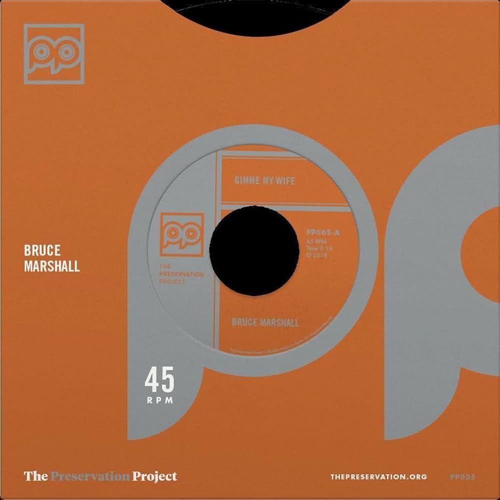 CPVP57.jpg MARSHALL BRUCE / THOMAS BILL - GIMME MY WIFE / EASE MY MIND P - Image 1