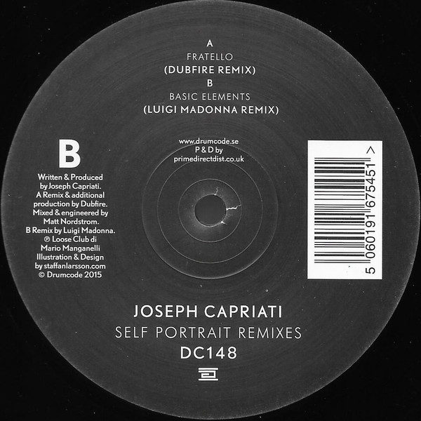 DC148.jpg Joseph Capriati - Self Portrait Remixes - Image 1