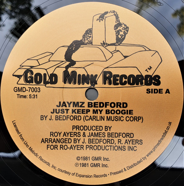 GMD7003.jpg Jaymz Bedford - Just Keep My Boogie - Image 1