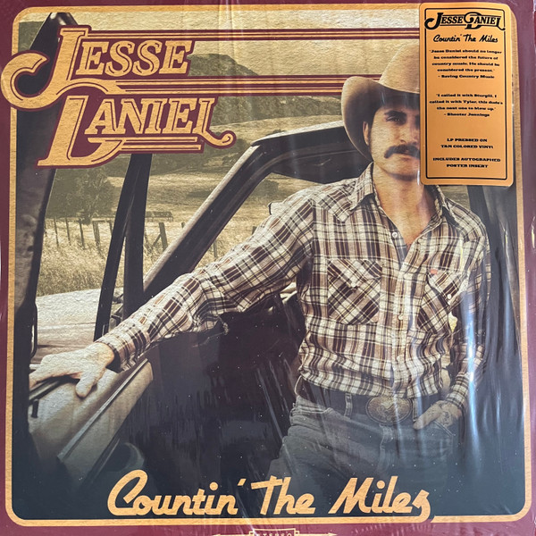 LPLROD7047C.jpg JESSE DANIEL - Countin The Miles (Tan Vinyl) - Image 1