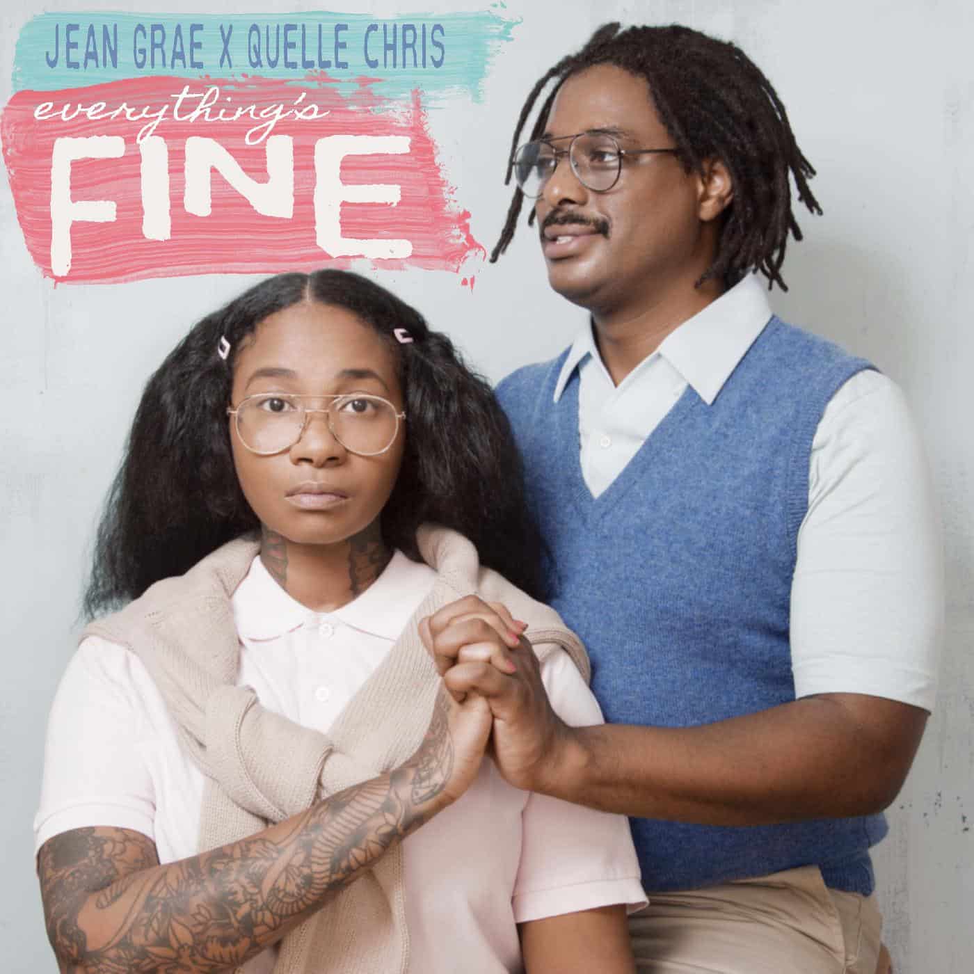 LPMMG00107C2.jpg JEAN GRAE & QUELLE CHRIS - Everythings Fine (Ice Blue/Purple/Bubble Gum Vinyl) - Image 1