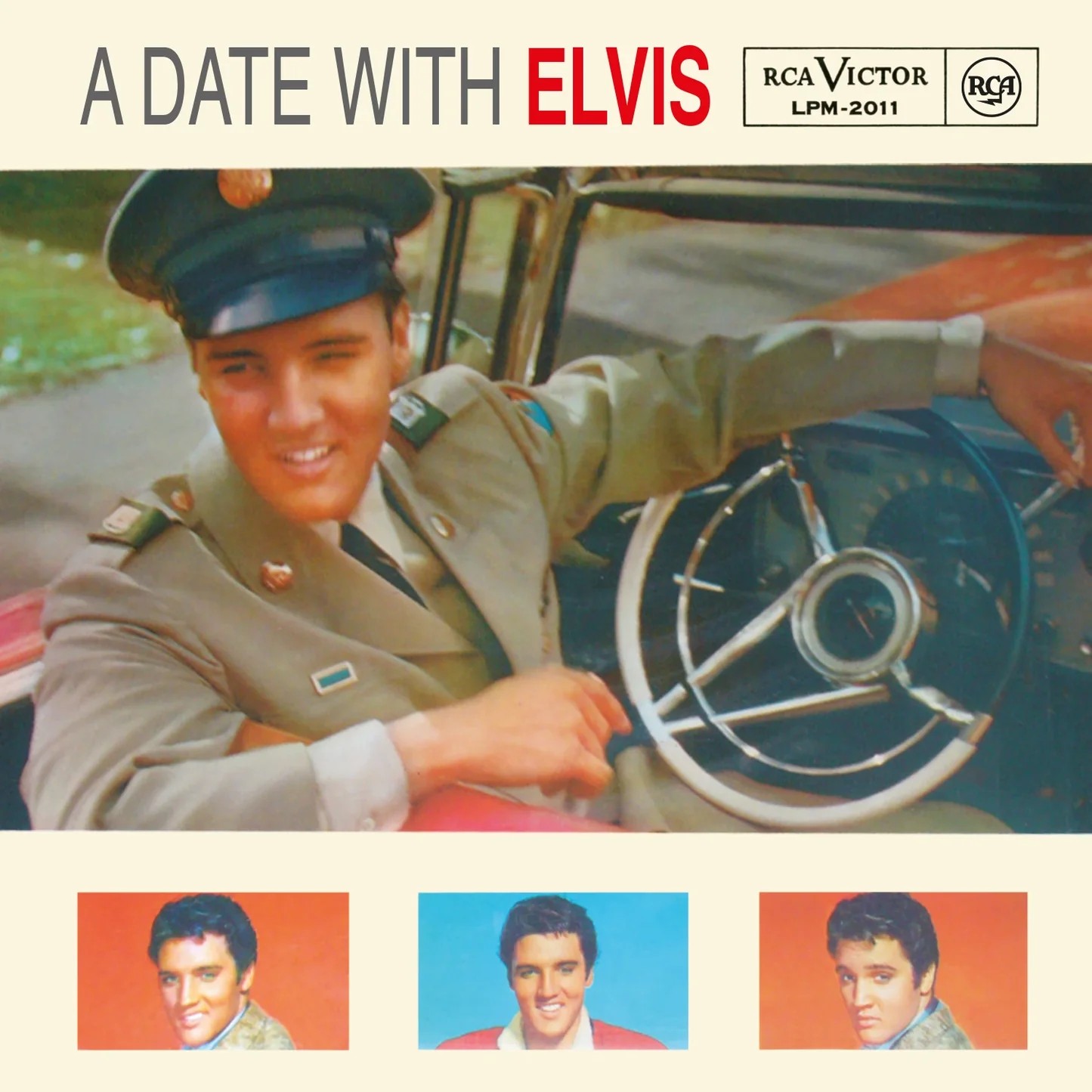 MOVLP368G-1.jpg Presley, Elvis - A Date With Elvis (1LP Light Green) - Image 1
