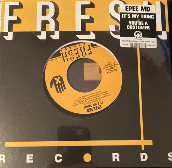 MRB7196.jpg EPMD - ITS MY THING / YOURE A CUSTO - Image 1