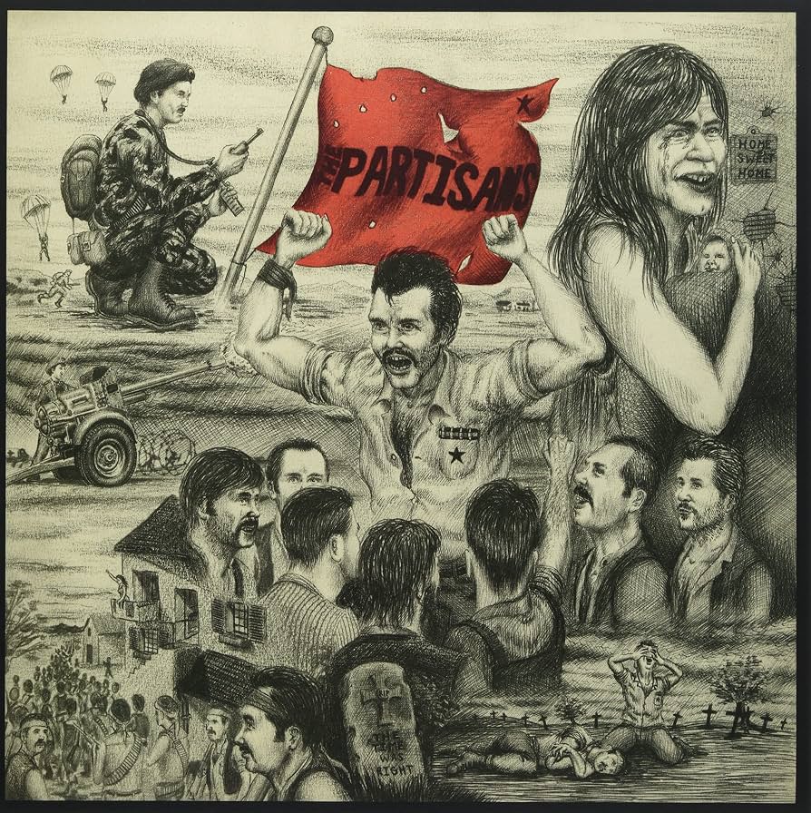 PLATE052LP.jpg PARTISANS - The Time Was Right (Red Vinyl) - Image 1