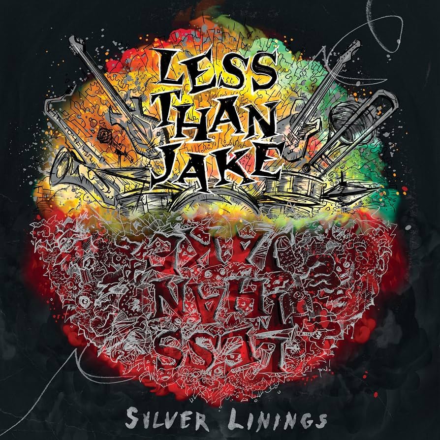 RPPNE2865.jpg LESS THAN JAKE - SILVER LININGS (PINK VINYL) - Image 1