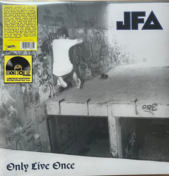 RRS206.jpg JFA - Only Live Once (White Vinyl) - Image 1
