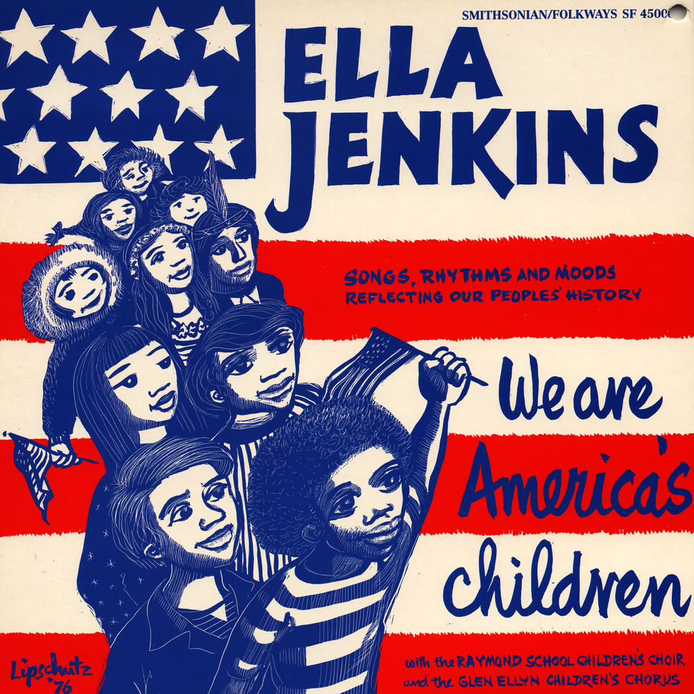 SFW45006LP.jpg ELLA JENKINS - WE ARE AMERICAS CHILDREN - Image 1
