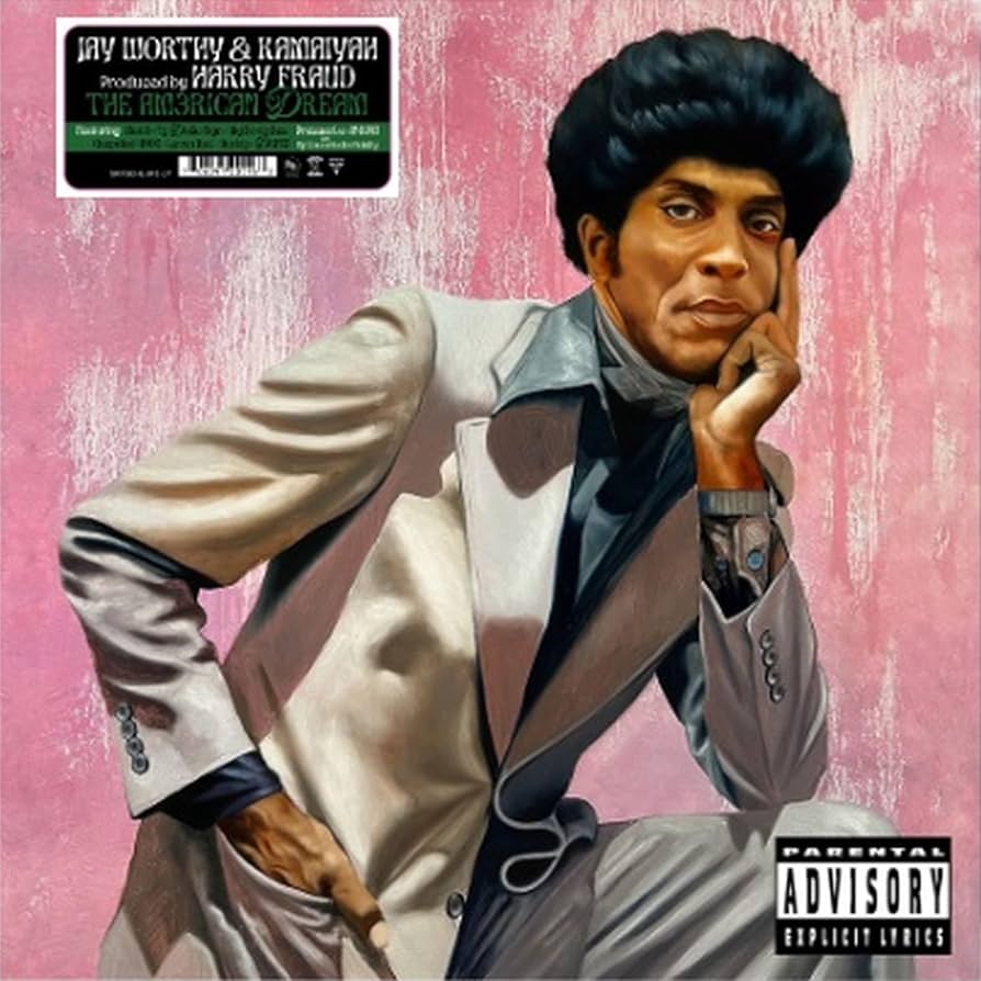 SRFSCHL018LP.jpg JAY WORTHY, KAMAIYAH & FRAUD - THE AM3RICAN DREAM - Image 1