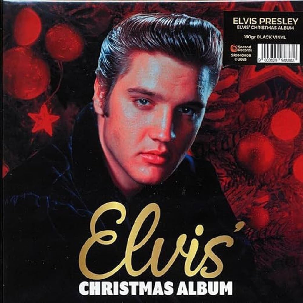 SRXM0006ME-2.jpg ELVIS PRESLEY - Elvis Christmas Album (Gold Marble Vinyl) - Image 1