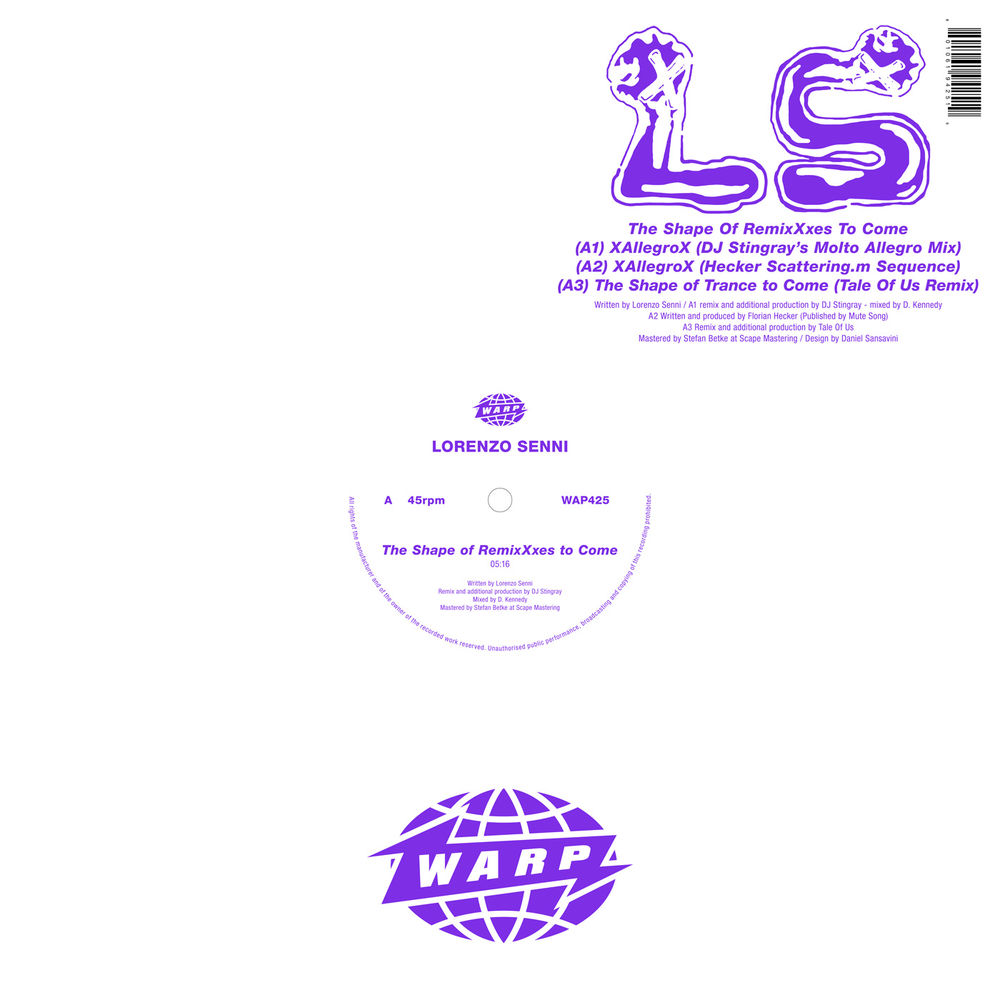 WAP425.jpg LORENZO SENNI - THE SHAPE OF REMIXXXES TO COME - Image 1