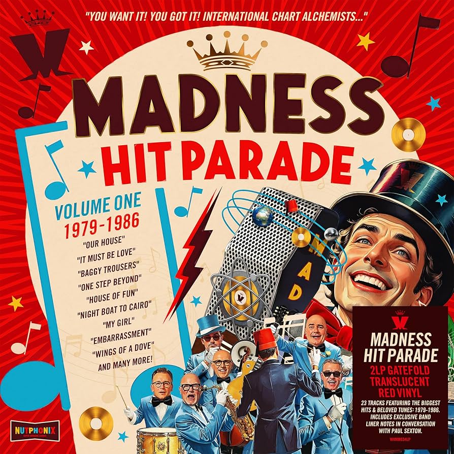 WVMM034LP.jpg Madness - Hit Parade Volume 1 1979–1986 (2LP/GF/Red) - Image 1