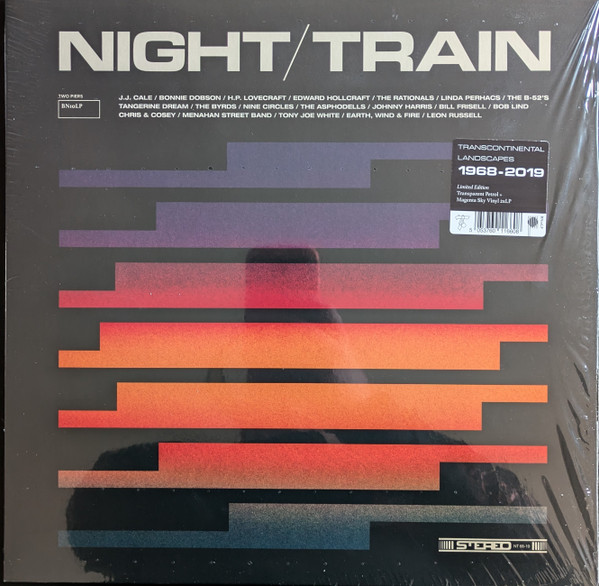 BN10LPX.jpg VARIOUS ARTISTS - NIGHT TRAIN: TRANSCONTINENTAL LANDSCAPES 1968-2019 (TRANSPARENT PETROL/ MAGENTA SKY) - Image 1