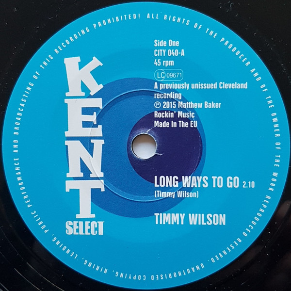 CITY040.jpg TIMMY WILSON / ANSLER MONTELL - Long Ways To Go / Chained Am I - Image 1