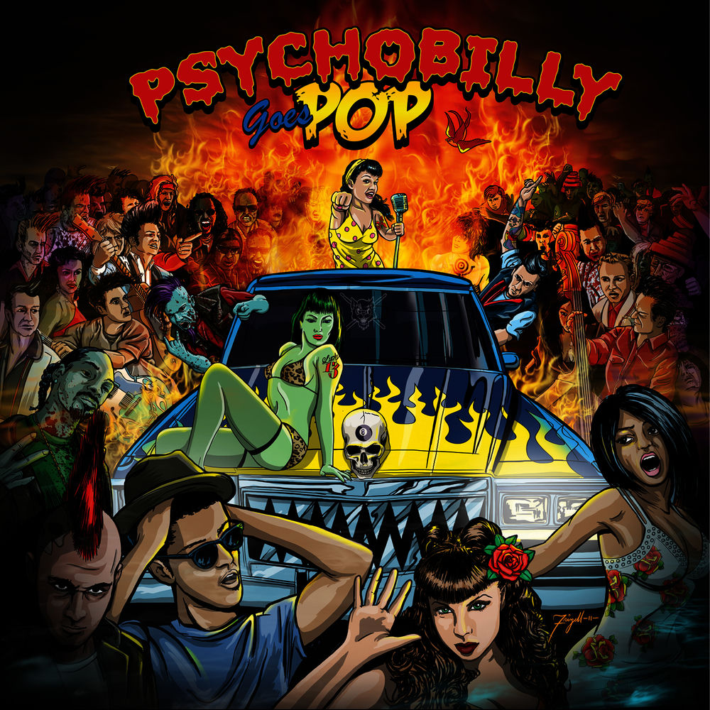 CLOLP5234.jpg VARIOUS ARTISTS - PSYCHOBILLY GOES POP - Image 1