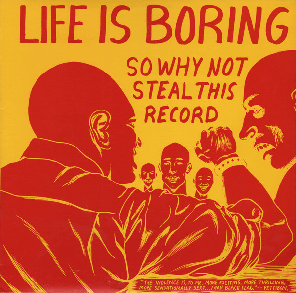 RRS165CV.jpg VARIOUS ARTISTS - Life Is Boring So Why Not Steal This Record (Yellow Vinyl) - Image 1